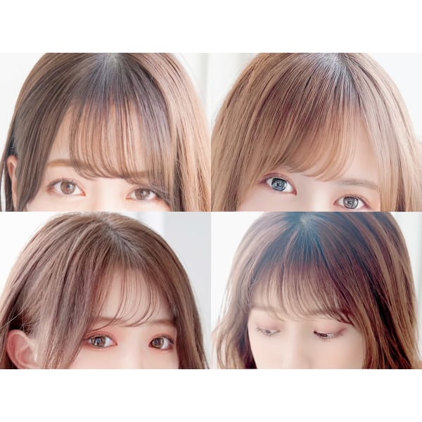 【再来限定】韓国風《顔周りカット》+カラー+超音波トリートメント