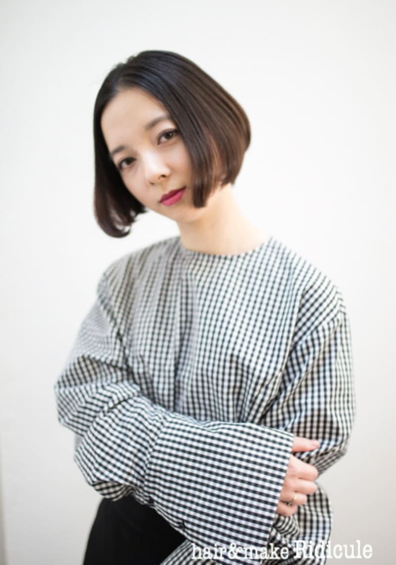 ナチュラルデザインのショートヘアスタイルを集めたヘアカタログ 表参道 美容室 Ridicule(リディキュール)